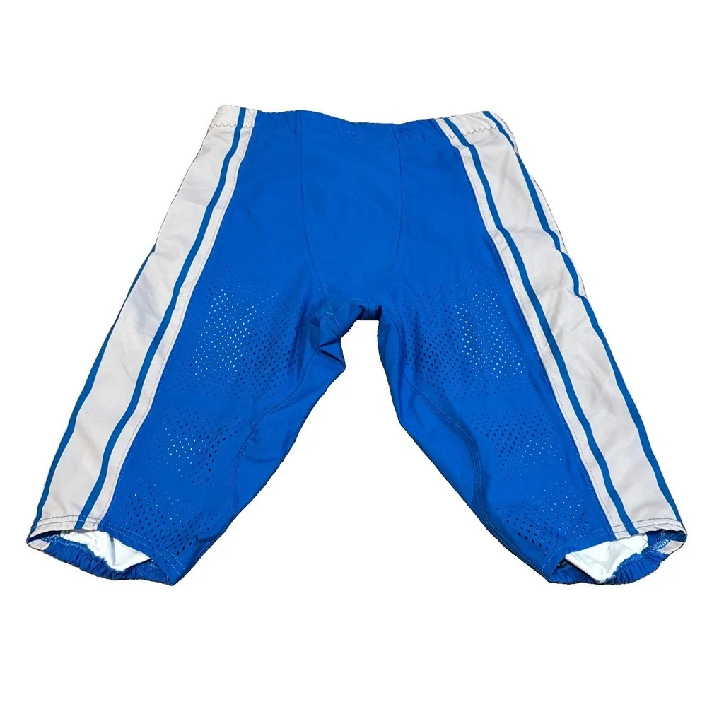 2023 Detroit Lions NFL Game Issued Worn Blue Pants Nike DRI-FIT Size 38